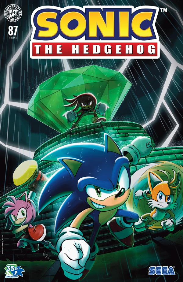 Sonic the Hedgehog: Kris Dobbins Variant #87 - Cover B